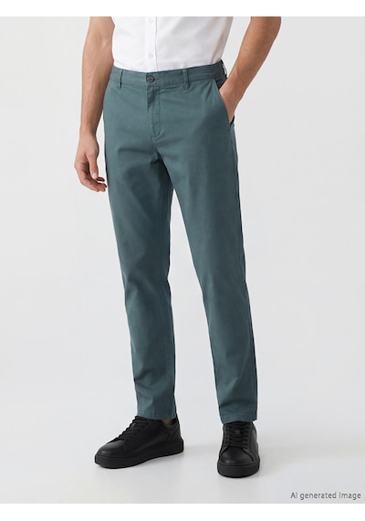Lcwaıkıkı Classic İndigo Standart Kalıp Erkek Chino Pantolon