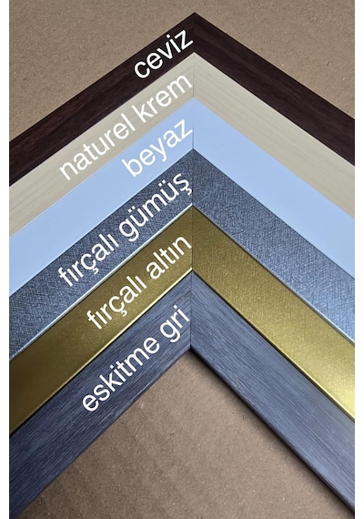21lik Puzzle Poster Resim Çerçevesi Pvcli Postersiz Resimsiz Çerçeve Siyah, 48x68 Standart