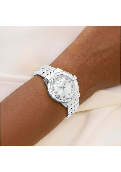 Guess Gugw1027l1 Kadın Kol Saati Metalik Gri