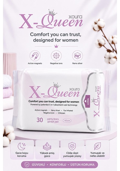 Xaura Global X-queen Günlük Ped 30'lu