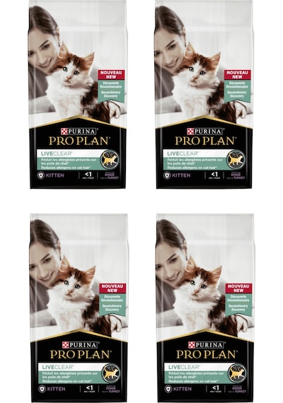 Purina Pro Plan Liveclear Kitten Hindi Etli Yavru Kedi Maması 4 x 1400 G