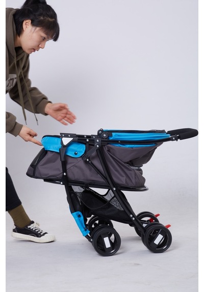 Tommy Evcil Hayvan Arabası Mavi 67 47 98cm Max 15kg