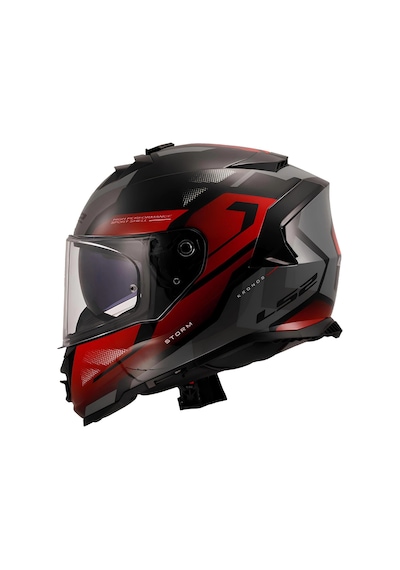 Ls2 Storm 2 Kronos Kırmızı-gri Kask Kırmızı