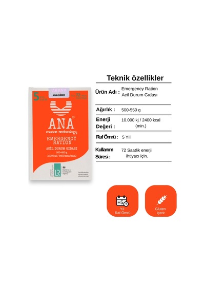 Akana Ana Acil Durum Gıdası 20 x 500 G