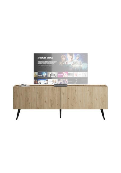 Luna 4 Kapaklı Tv Ünitesi-florida Meşe 180x63x42 Cm