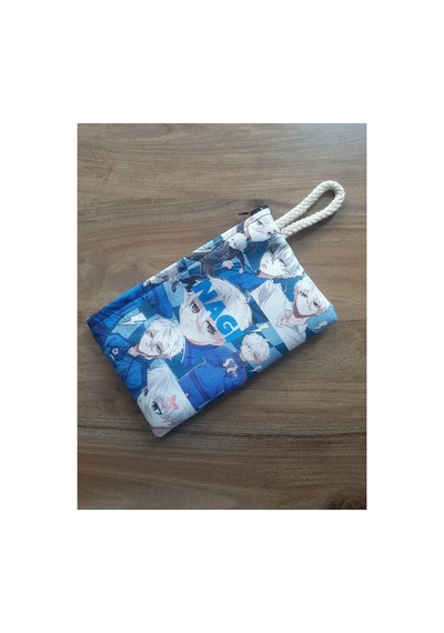 Owl Bag Blue Lock - Nagi Desenli Tasarım Cüzdan Kalemlik Çanta Düzenleyici Diğer