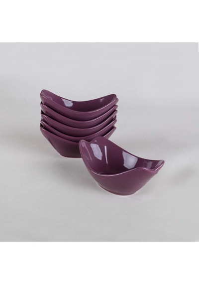 Mor Sera Çerezlik/sosluk 16 Cm 6 Adet Açık Kahverengi