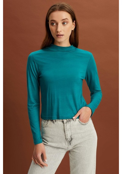 Alexandergardı Uzun Kollu Dik Yaka T-shirt B22-378a 001