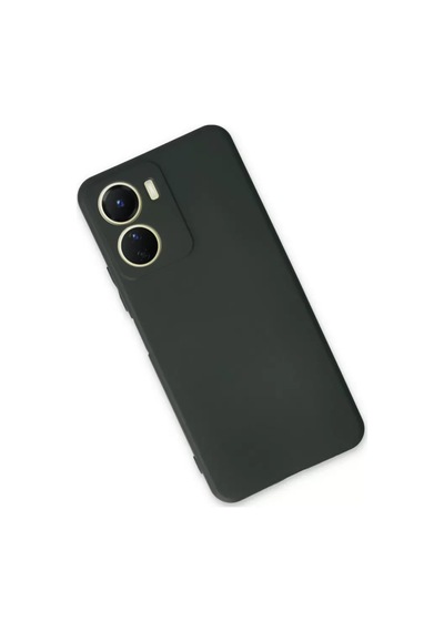 Newface Vivo Y16 Kılıf First Silikon - Koyu Yeşil