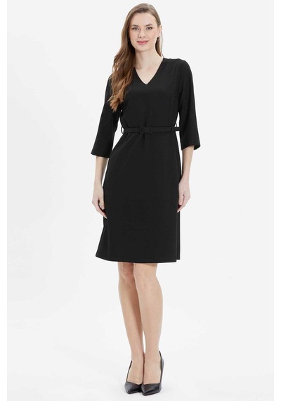 Selen Kadın Elbise 24ysl7458 Siyah