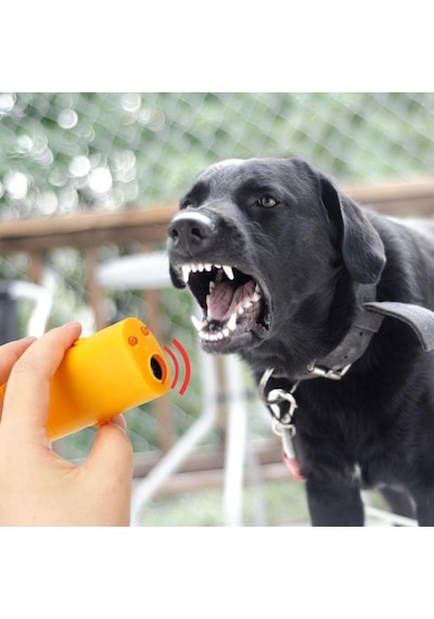 Ollevra Köpeksavar Ultrasonik Köpek Kovucu Köpek Kornası Eğitim Cihazı