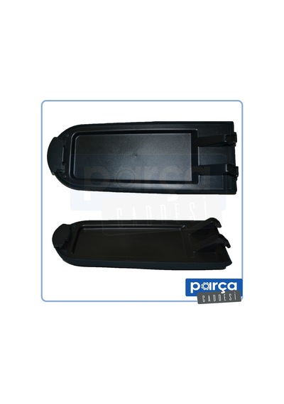 VW Polo Toledo Rapid Kol Dayama Üst Kapağı Siyah Deri 6r0867173