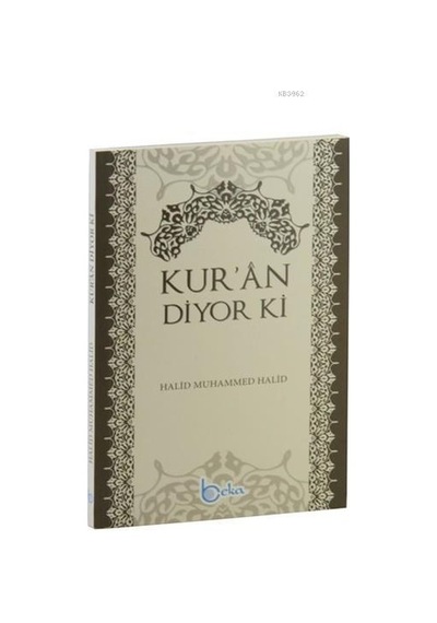 Kur'an Diyor Ki