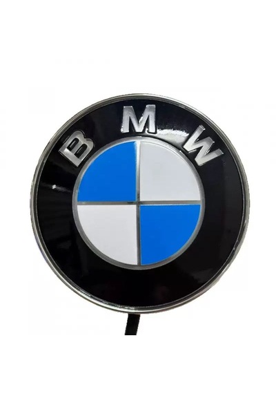 Bmw 4d Işıklı Logo Arma Kırmızı 8.2/8.2 Cm Led Logo Arma Bmw Illuminated Vehicle Logo