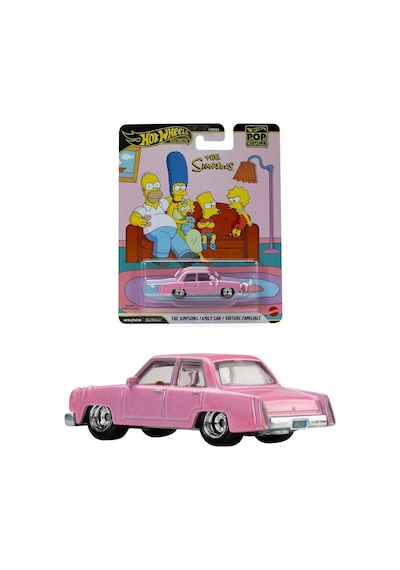 Hot Wheels Pop Culture The Sımpsons Famıly Car /voıture Famılıale Jhx09-hxd63