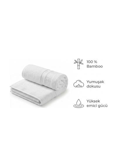 Tr Büyük Banyo Havlusu, 100% Bambu Emici Yumuşak Hızlı Kuruyan Yüksek Kaliteli Bamboo Spa Plaj Havlu 97 147 Cm Diğer
