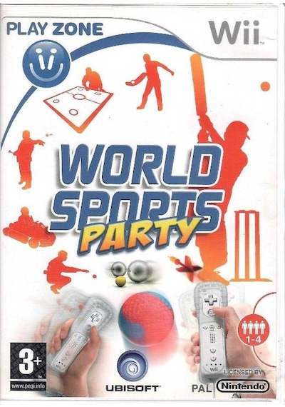 World Sports Party Wii Nintendo Oyun - Koleksiyon Ürün - İkinciel Kullanılmış Ürün