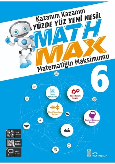 Ata 6.sınıf Yeni Nesil Sorularla Ben Korkmam Matematik + Süper Set + Math Max