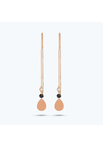 Altınbaş Pırlanta Spinel Taşlı Küpe INT143P-14K