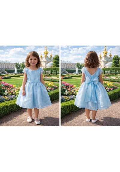 Cresh Kids Kız Çocuk Elbise Mavi