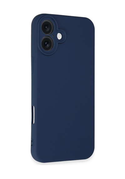 Apple iPhone Uyumlu  16 Uyumlu Kılıf First Silikon - Lacivert