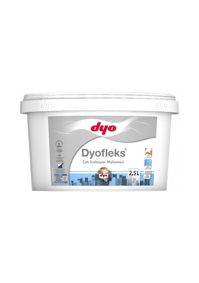 Dyofleks Çatı İzolasyon Malzemesi 5 Lt Beyaz