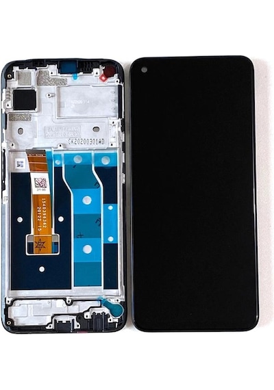 Oppo Realme 6 İle Uyumlu Lcd Ekran Dokunmatik Çıtalı Rmx2001