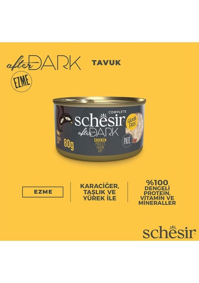 After Dark Tavuk Pate Yetişkin Kedi Konservesi 80g