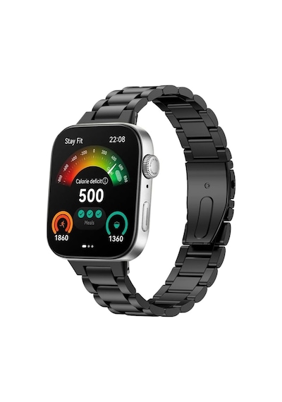 Huawei Watch Fit 3 / Fit 4 Uyumlu 20mm Paslanmaz Çelik Klasik Saat Kordonu