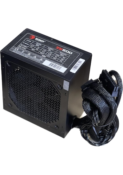 Zoko ZK600 600 W 12 CM Fanlı Güç Kaynağı