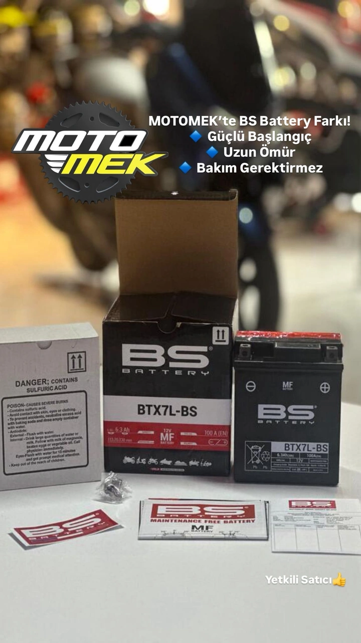 Yamaha X-max 250 Abs 300 Abs 400 Abs Tech Max Abs Motosiklet Aküsü Bs Batery Btx7l Yuasa Ytx7l