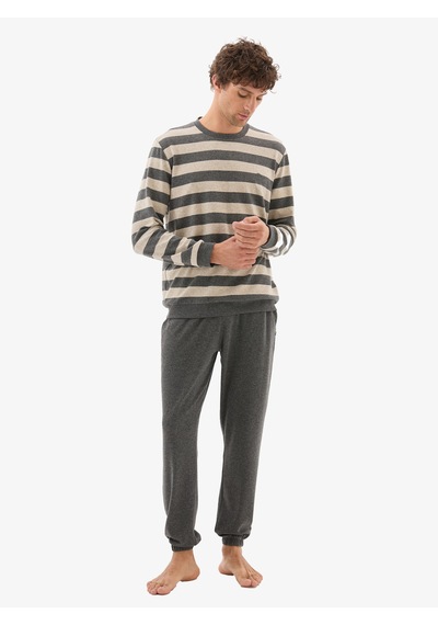 Erkek Pijama Takımı 40797 - Antrasit Antrasit