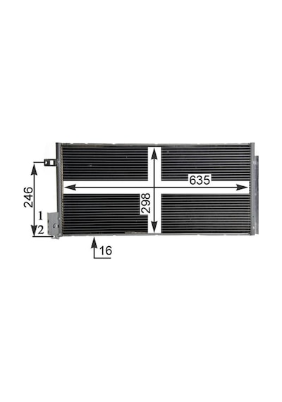 Klıma - 599 - Radyatoru Opel Corsa D-combo 06 Fıat Grande Punto-bravo Iı-lınea 1.3-1.7 Cdtı-mtj - Dpmıx-hb - 1.6t 625x295