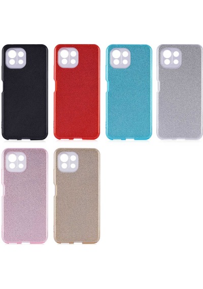 Xiaomi Mi 11 Lite Kılıf Zore Shining Silikon Mavi