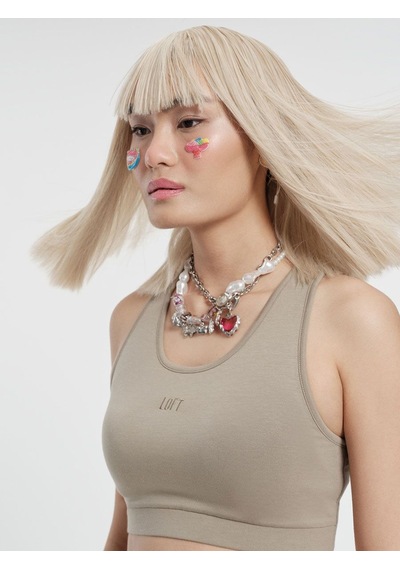 LOFT Crop Kadın Atlet Lf2034944 Q1.v1 Haki