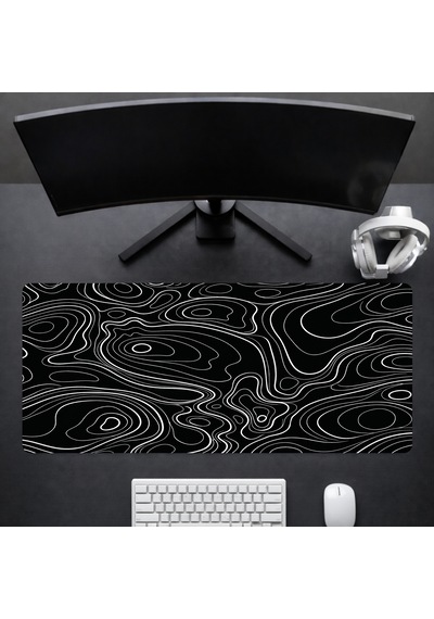 90x40 Cm Oyuncu Gaming Mouse Pad Kaymaz Kauçuk Taban Fare Altlığı Xxl Mousepad Topo Serisi 06