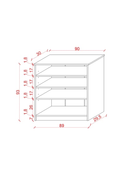 Asra Trend 4 Katlı Açık Raflı Ayakkabılık A-32 %100 MDF Modern Bot Uyumlu Düzenleyici Beyaz Asra Trend 4 Katlı Açık Raflı Ayakkabılık A-32 %100 MDF Modern Bot Uyumlu Düzenleyici Beyaz