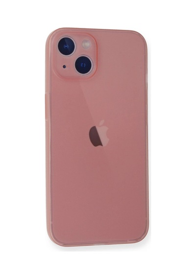 Apple Uyumlu iPhone 14 Plus Kılıf Pp Ultra İnce Kapak Pembe,