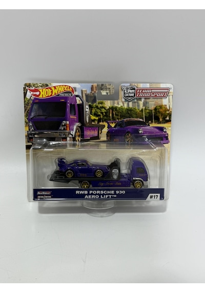 Hot Wheels Premium Team Transport 17 Rwb Porsche 930 Aero Lift Lacivert