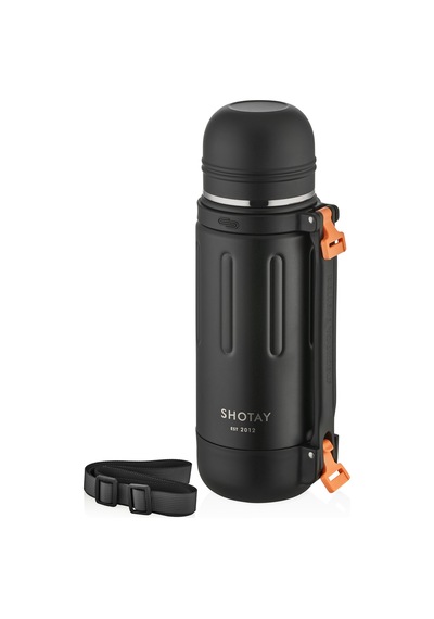 Shotay Take Trıp Unisex Termos 1200 Ml Sht-st-8255-2 Siyah