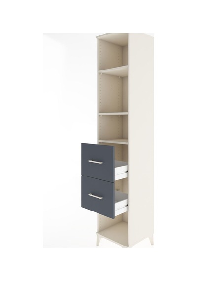 Hyperion Dolap 3 Raflı 2 Çekmeceli 44x44x221 Aytaşı-antrasit Aytaşı Hyperion Dolap 3 Raflı 2 Çekmeceli 44x44x221 Aytaşı-antrasit Aytaşı
