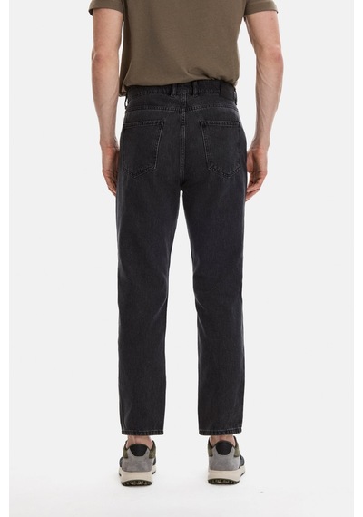 Backandbond Siyah Tapered Fit Denim Pantolon Çok Renkli