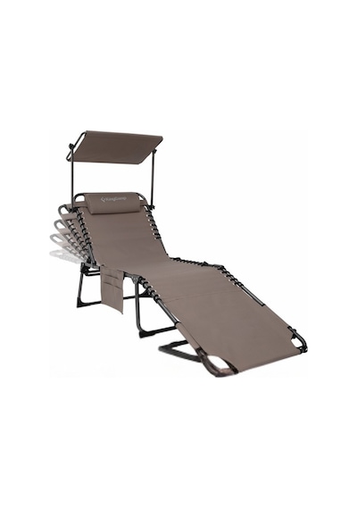 Kingcamp Magnolia B10 Plus Hands-free Premium 7 Kademeli Katlanır Şezlong Beige Bej