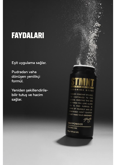 Stmnt Hacim Veren Yarı Mat Şekillendirici Saç Pudrası 15g