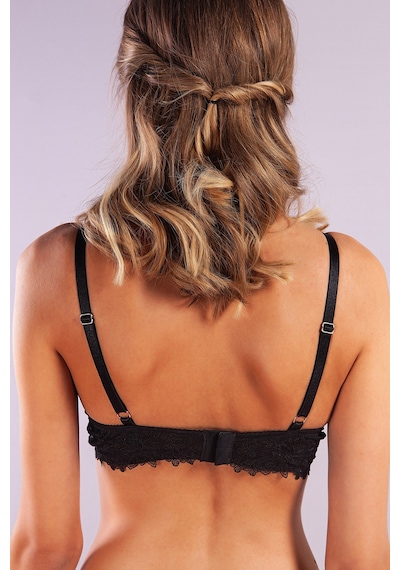 Lenaca Gapara Big Size Plunge Bra, Siyah Konforlu Ve Şık Sütyen Çok Renkli