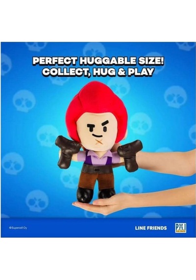 Brawl Stars Yumuşak Kadifemsi Peluş Figür - Colt - 30 Cm Renkli