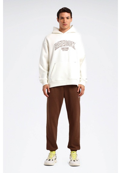 Reebok Sweatshirt Erkek Ekru Navarre Hoodıe Bej