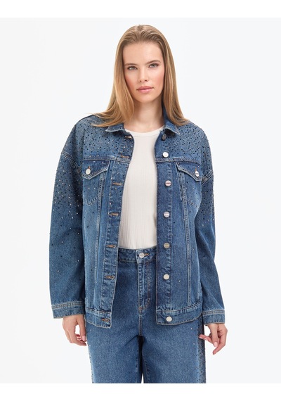 Pierre Cardin Kadın Mavi Ceket Denim 50320367-vr036