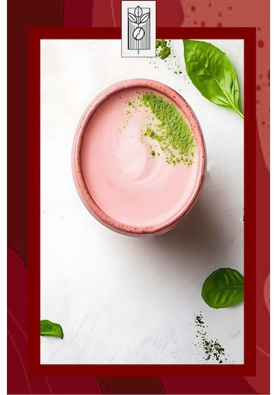 Ceremonial Red Matcha Powder 25g, Törensel Kırmızı Matcha Tozu Superfood