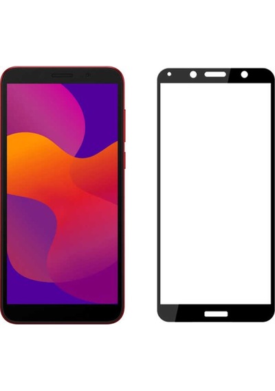 Huawei Y5P Full Ekran Koruyucu Cam Kenarları Kırılmaya Dayanıklı